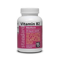 Natural Vitamín B2 - Riboflavín - 20 mg - 100 kapsúl