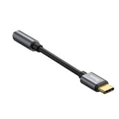 BASEUS L54 adaptér USB-C / 3.5mm mini jack, sivý