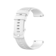 BStrap Silicone Land remienok na Garmin Vivoactive 4s, white