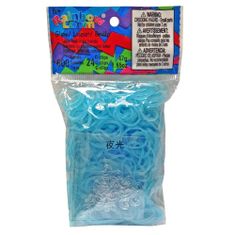 Rainbow Loom Original-gumičky-600ks- svietiace modré