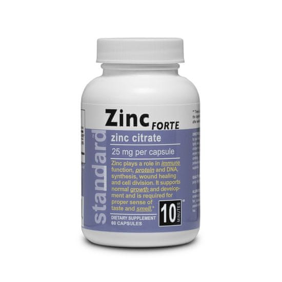 Natural Zinok Forte - Citrát zinočnatý - 25 mg - 60 kapsúl