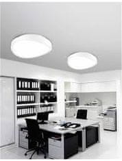 Nova Luce Nova Luce Biele nepravidelné stropné LED svietidlo Onda - pr. 400 x 115 mm, 27 W, biela NV 61471601