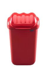 Plafor Odpadkový kôš plastový 30 l - červený