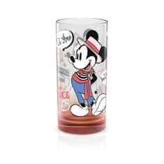 Invictus 1928 Disney Sklenený pohár Mickey a Minnie Benátky červený 270ml