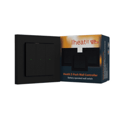 Heatit Heatit Z-Push Black batériový ovládač