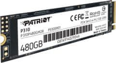 Patriot P310, M.2 - 480GB (P310P480GM28)