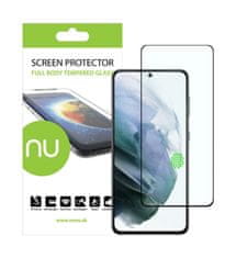 Nuvo Ochranné sklo NUVO pre Samsung Galaxy S21 čierny rám