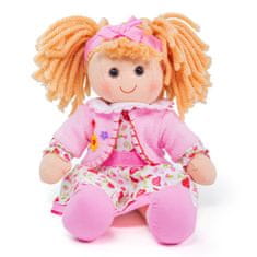 Bigjigs Toys Látková bábika Kelly 34 cm