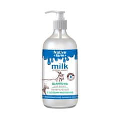 Vilsen MILK NATIVE FARM (koza) Výživný šampón na vlasy 650ml