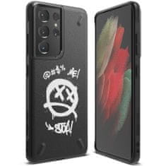 RINGKE Onyx puzdro Graffiti pro - Samsung Galaxy S21 Ultra 5G - Čierna KP12200