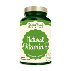 GreenFood Nutrition Prírodné Vitamín E 60 kapsúl