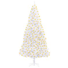 Vidaxl Umelý vianočný stromček s LED 300 cm biely