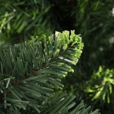 Vidaxl Umelý vianočný stromček s LED a súpravou gulí zelený 180 cm