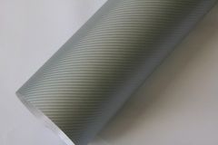 Toraz 4D karbónová fólia 100cm x 152cm strieborná