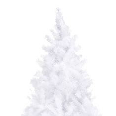 Vidaxl Umelý vianočný stromček s LED 500 cm biely