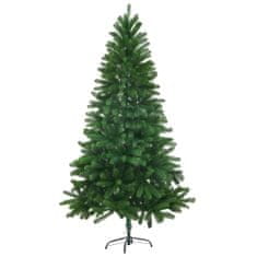 Vidaxl Umelý vianočný stromček s LED 150 cm zelený