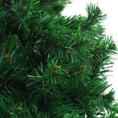Vidaxl Umelý vianočný stromček s LED 210 cm 910 vetvičiek