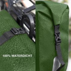 Dutch Mountains Batoh Bicycle Bag Single Rear Computer Backpack Green