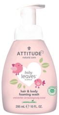Attitude Detská umývacia pena (2 v 1) Baby leaves bez vône 295 ml