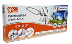 GoSAT smerová DVB-T2 anténa GSA-38 LTE s LTE filtrom