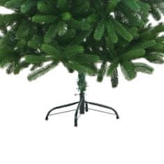 Vidaxl Umelý vianočný stromček s LED 150 cm zelený