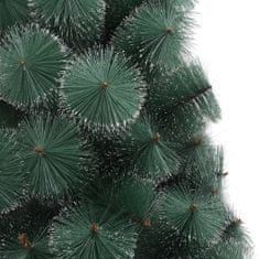 Vidaxl Umelý vianočný stromček s LED a podstavcom zelený 150 cm PET