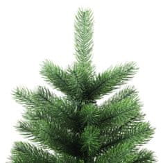Vidaxl Umelý vianočný stromček s LED 90 cm zelený