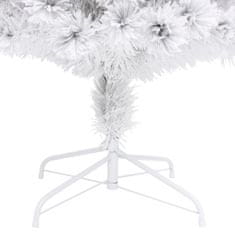 Vidaxl Umelý vianočný stromček s LED biela 150 cm optické vlákno