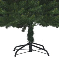 Vidaxl Umelý vianočný stromček zelený 120 cm PVC a PE