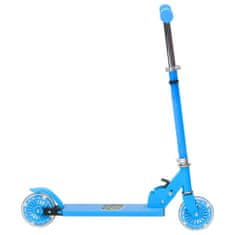 Vidaxl Detská kolobežka s nastaviteľnými hliníkovými riadidlami modrá