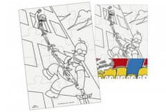 Simpsonovci - Vymaľuj si obdĺžnik Puzzle