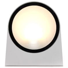 Vidaxl Vonkajšie nástenné svietidlá, 2 x 11 W, biele, okrúhle