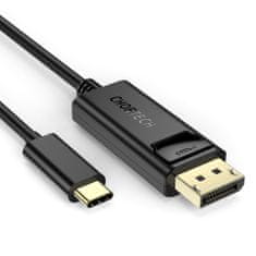 Choetech kábel USB-C / DisplayPort 4K 1.8m, čierny