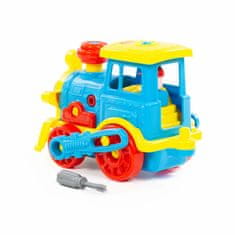 Lean-toys Sústružnícke bloky Locomotive DIY 48 kusov 84842