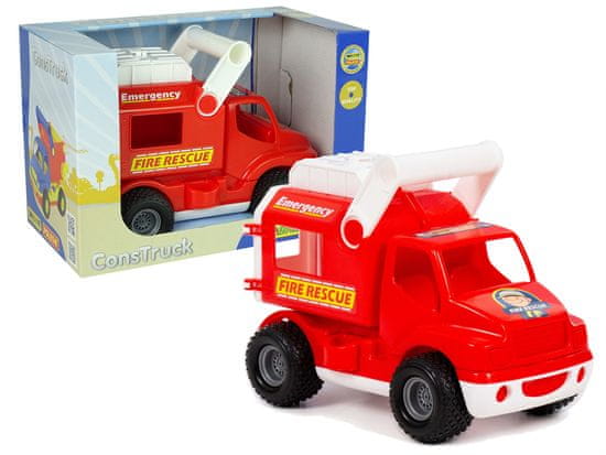 Lean-toys Hasičské auto ConsTruck Červené Polesie 41920