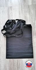 HAMAVISS textil Bavlnená taška čierna 38x42cm, 240g/m2,5PACK