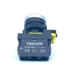 Tracon Electric Klasické tlačidlo zelené 