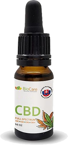 BioCare CBD olej Full spectrum - 10ml - 10%