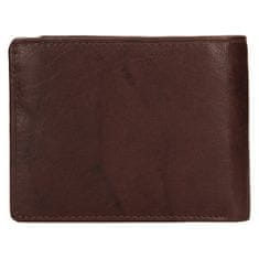 Lagen Pánska kožená peňaženka W-8053 - D.BRN
