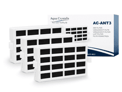 Aqua Crystalis AC-ANT antibakteriálny filter pre chladničky Whirlpool (Náhrada Microban) - 3 kusy