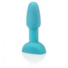 B-Vibe Rimming vibračný análny kolík s diaľkovým ovládaním, modrý
