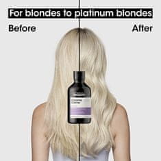 Profesionálny fialový šampón neutralizujúci žlté tóny Serie Expert Chroma Crème (Purple Dyes Shampoo (Objem 500 ml)