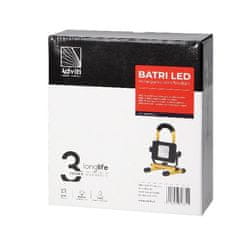 Orno LED pracovný reflektor prenosný ORNO ADVITI BATRI LED AD-NR-6201L6 s dobíjacou batériou, 10 W