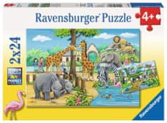Ravensburger Puzzle Vitajte v Zoo 2x24 dielikov