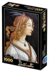 D-Toys Puzzle Idealizovaný portrét dámy 1000 dielikov