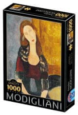 D-Toys Puzzle Portrét Jeanne Hebuterne 1000 dielikov