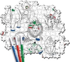 Clementoni Obojstranné puzzle Zafari: V džungli 104 dielikov