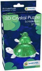 HCM Kinzel 3D Crystal puzzle Korytnačky 37 dielikov