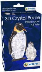 HCM Kinzel 3D Crystal puzzle Tučniaky 43 dielikov