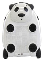 PD TOYS Detský kufor na diaľkové ovládanie s mikrofónom (Panda-biela)